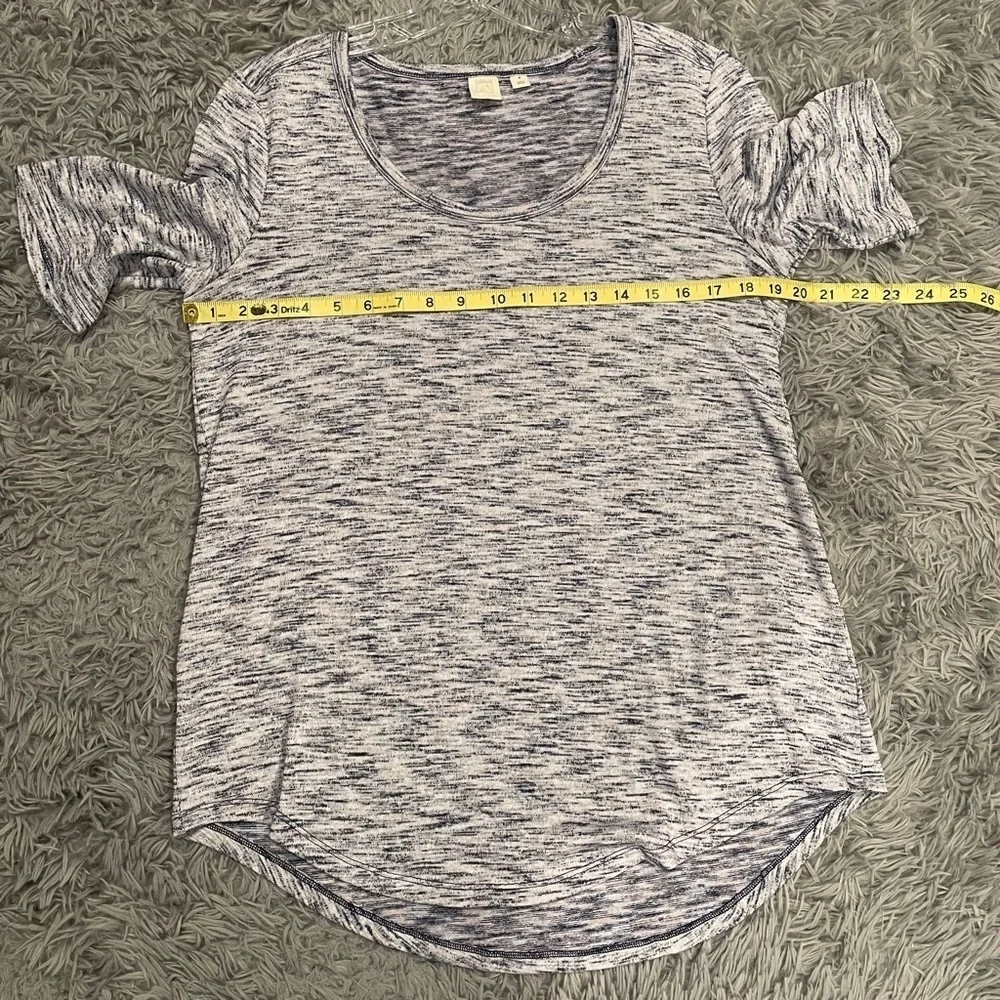 Gap Navy Blue Gray Short Sleeve Sweater Tunic Size Medium